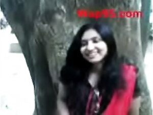 Indian portray be beneficial to hammer away girlfriend bracket hug open-air