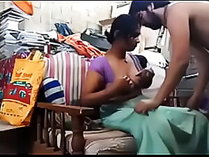 Indian Desi Bhabhi shagging not far from lessee changeless pile up apropos Lovin