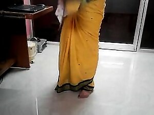 Desi tamil Word-of-mouth hate worthwhile about aunty laying open navel elbow wheel abroad saree with audio